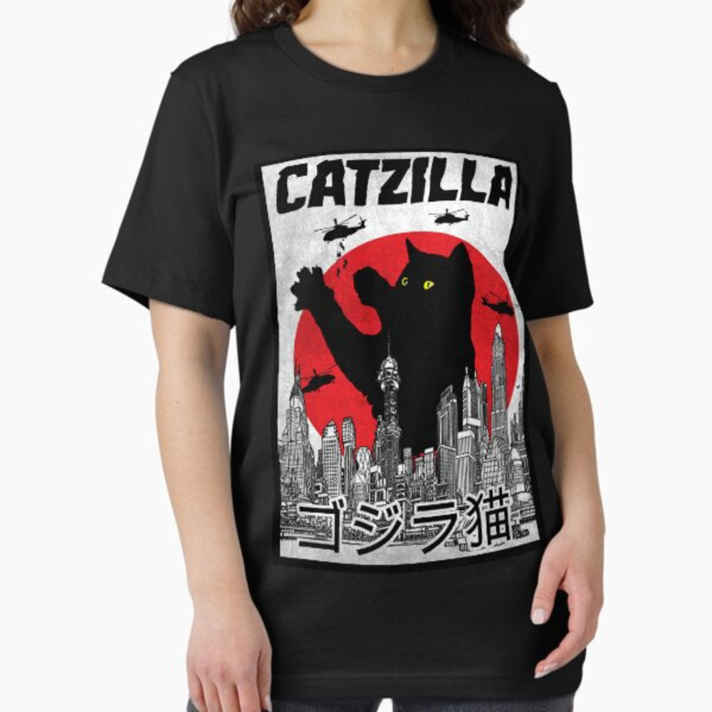 Catzilla T Shirts Unisex